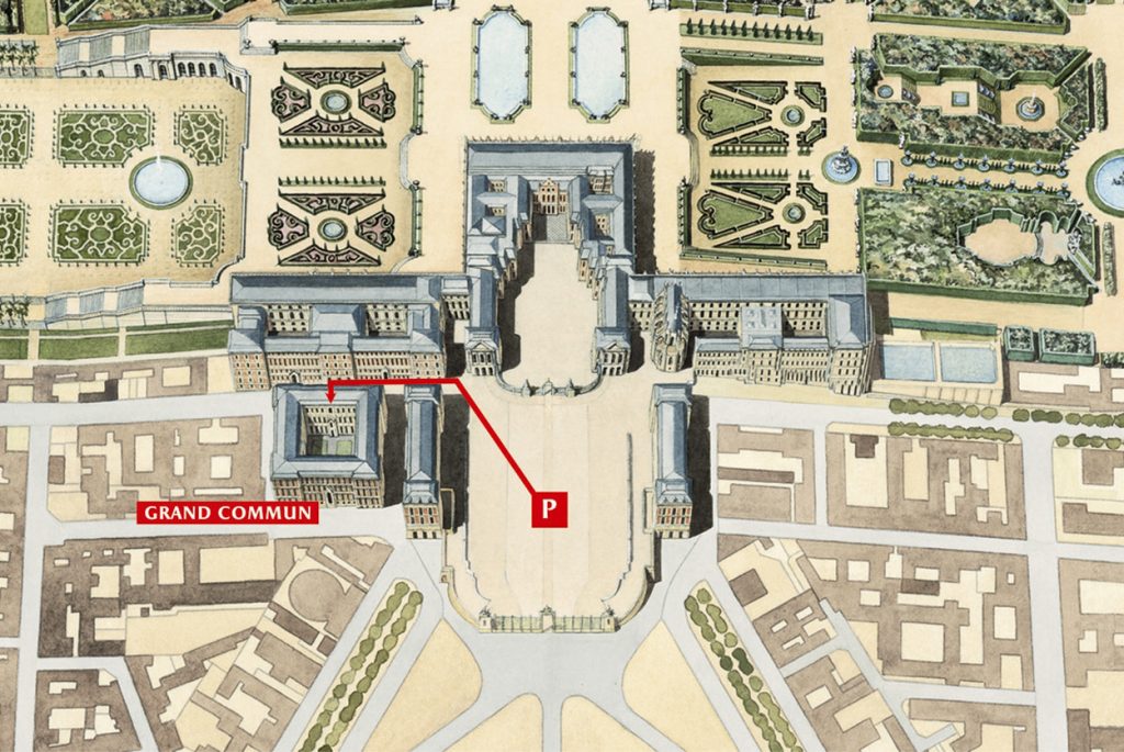 Aménagement intérieur du bâtiment « Grand Commun » du Château de Versailles (78)