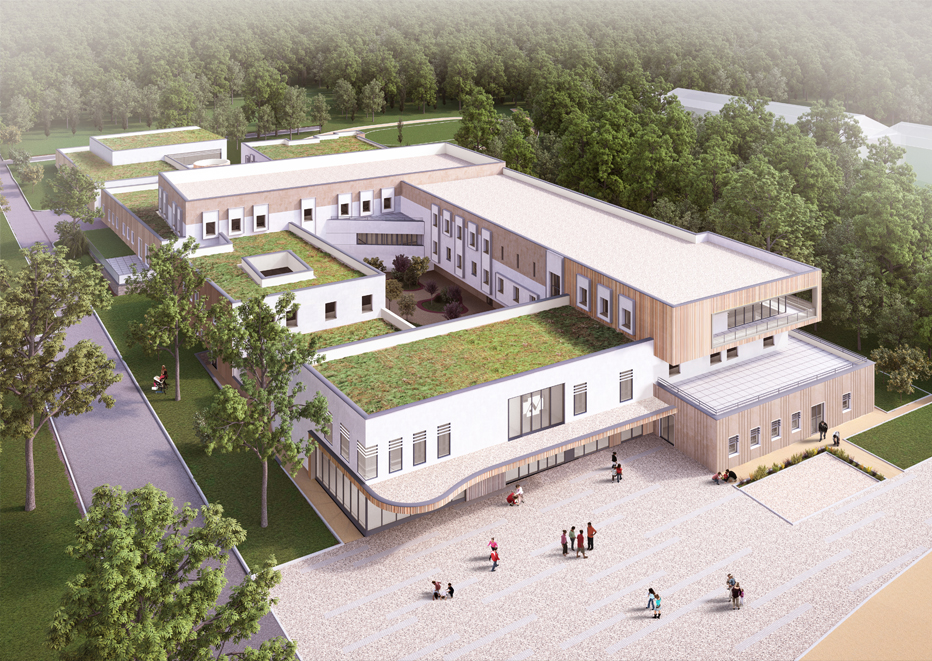 Construction de l&rsquo;Institut Médico Pédagogique de Draveil (91)