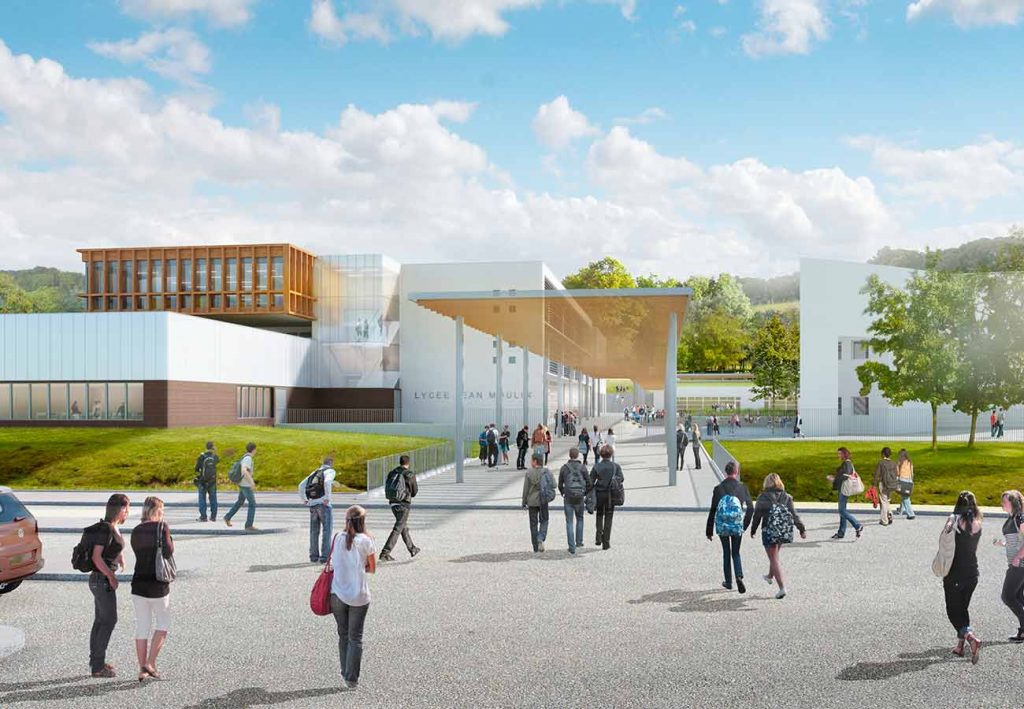 Extension et restructuration des ateliers du lycée Jean Moulin aux Andelys (27)